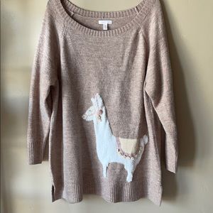 🐰LAST CHANCE🐰Lauren Conrad Llama Tunic Sweater